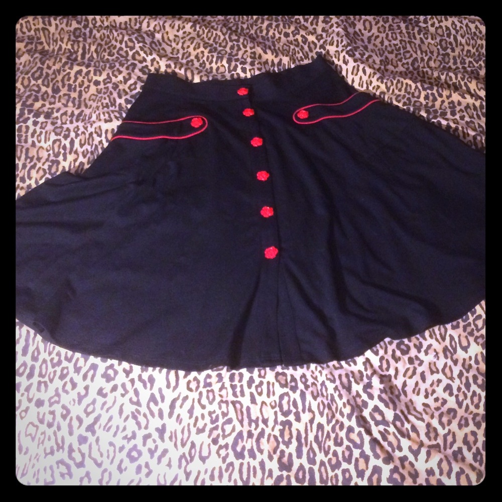 Voodoo Vixen swing skirt